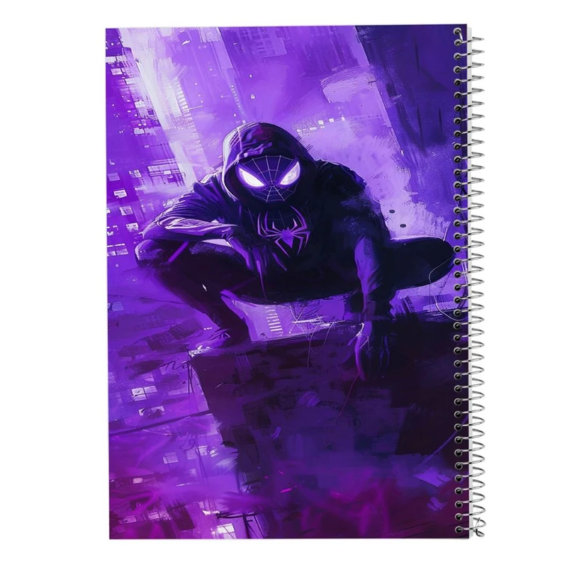 دفتر ژورنال نویسی 50 برگ مدوپد مدل نقطه ای طرح مردعنکبوتی کد DF15088