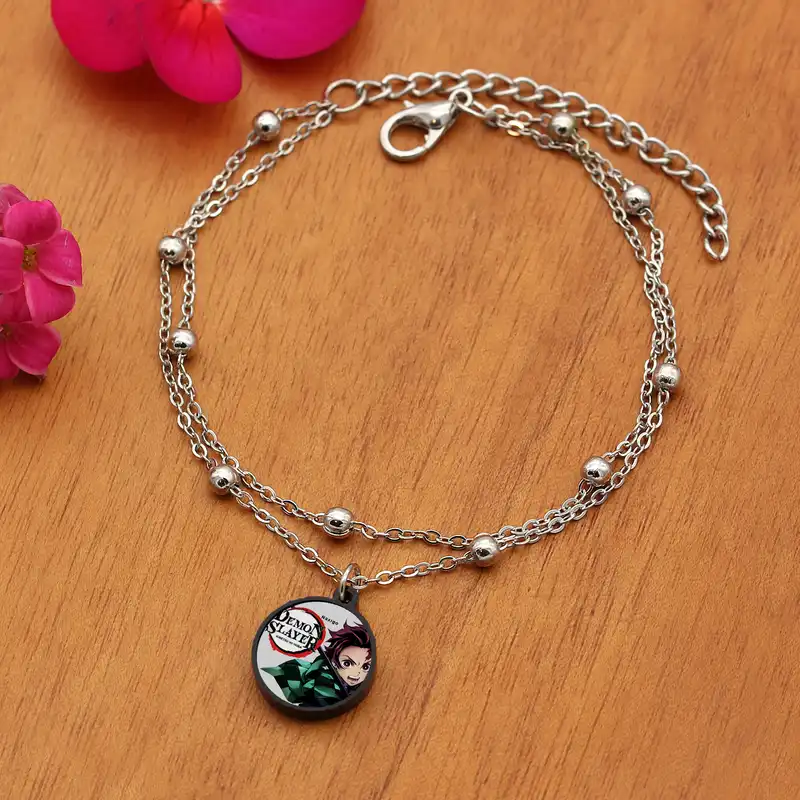 پابند زنانه ناکسیگو مدل شب تاب طرح شیطان کش کد LB7441