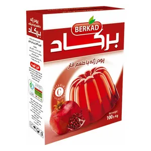 پودر ژله برکاد با طعم انار - 100 گرم