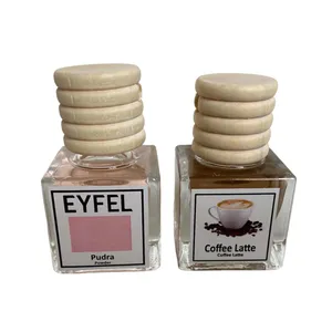 خوشبوکننده هوا خودرو ایفل مدل کافه لته و پودر آرایشی کد Coffe Latte-Powder حجم 10 میلی‌ لیتر بسته 2 عددی