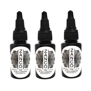  رنگ تتو زانکو مدل 001 حجم 20 میلی لیتر مجموعه 3 عددی