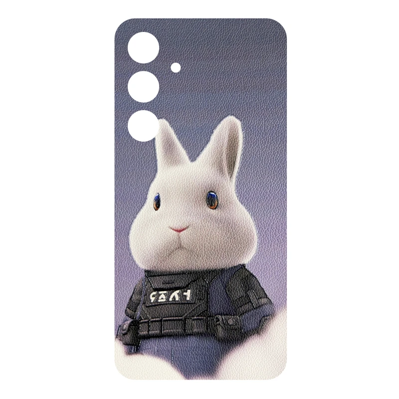 برچسب پوششی ریمکس مدل Leth طرح خرگوش پلیس مناسب برای گوشی موبایل سامسونگ Galaxy S24 Plus