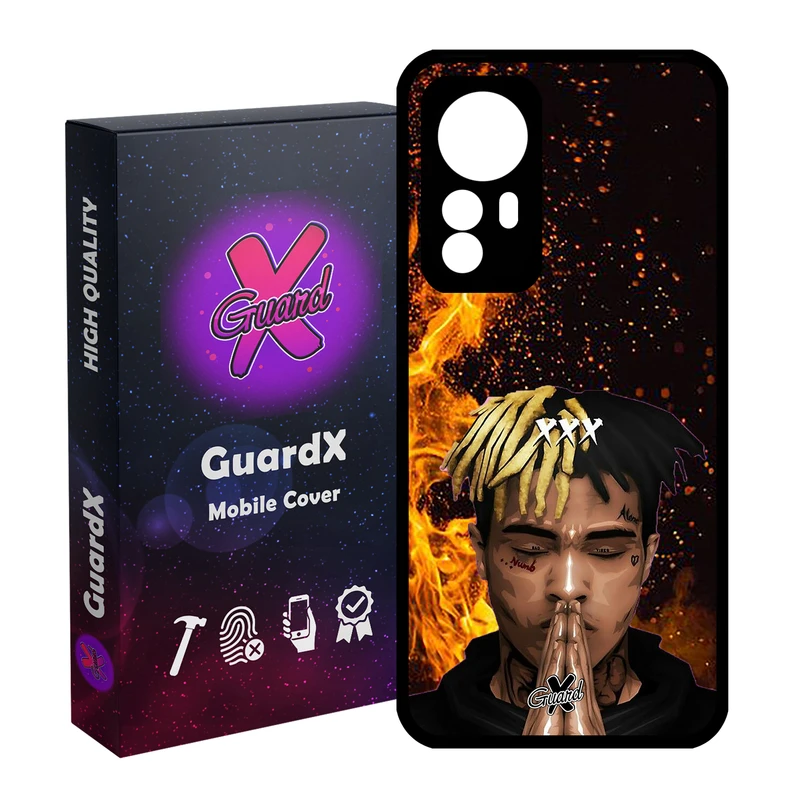 کاور گارد ایکس طرح دختر مدل Glass10366 مناسب برای گوشی موبایل شیائومی Redmi Note 12S