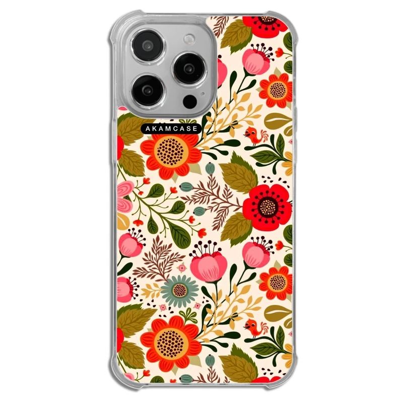 کاور آکام مدل AMCWTA14PROMAX-FLOWERS6 مناسب برای گوشی موبایل اپل iPhone 14 Pro Max