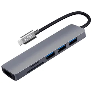 هاب 6 پورت USB-C ایراسکای مدل DJ-HC13