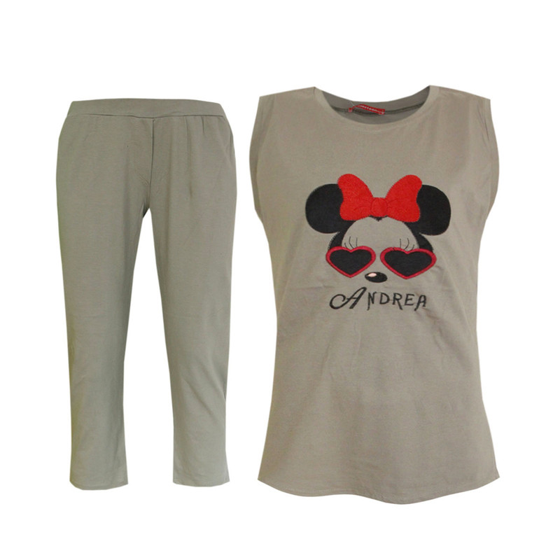 ست تاپ و شلوارک زنانه کد B100120170e