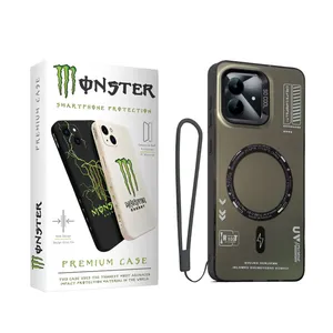 کاور مانستر مدل SoCool Strap مناسب برای گوشی موبایل ریلمی Realme Note 60X همراه با بند آویز