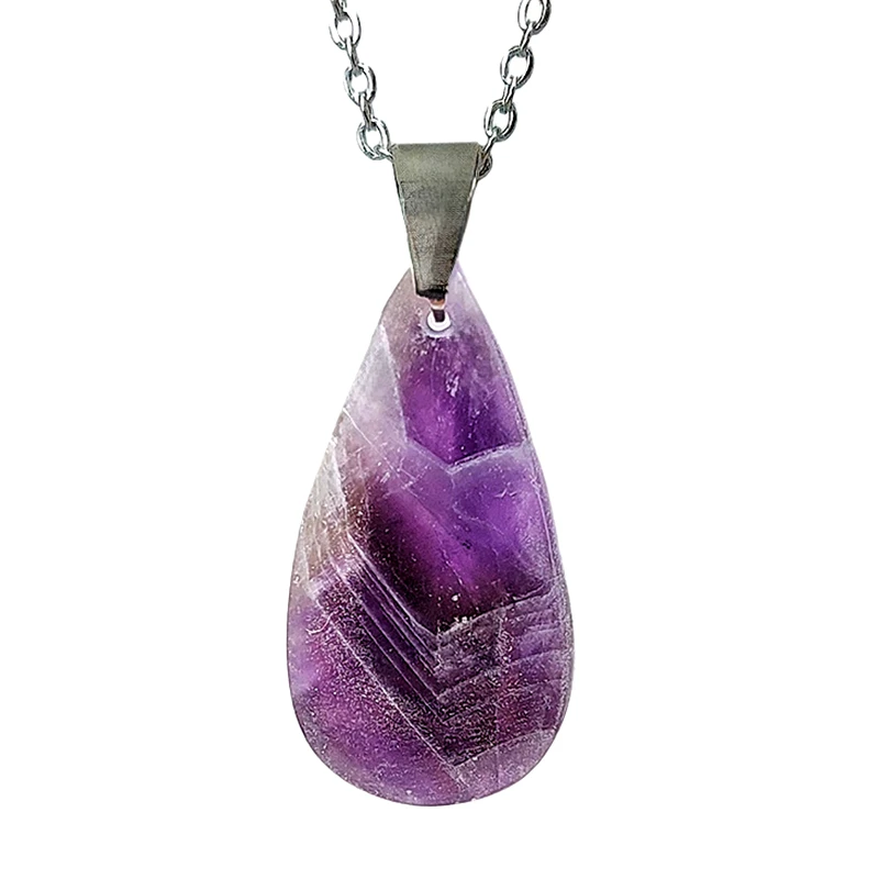 گردنبند دخترانه طرح آمیتیست کد 11-184