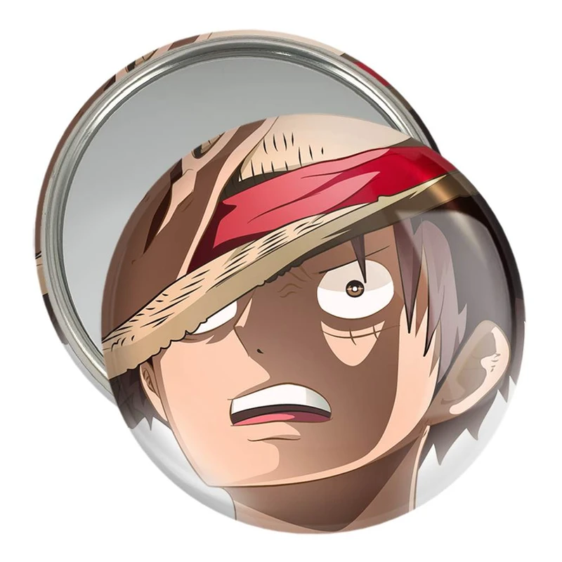 آینه جیبی خندالو مدل لوفی دی مانکی انیمه وان پیس One Piece  کد 11442