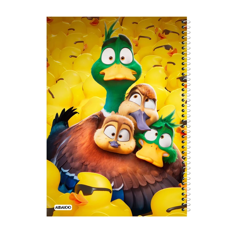 دفتر مشق 100 برگ آلبالو طرح انیمیشن مهاجرت کد 2139