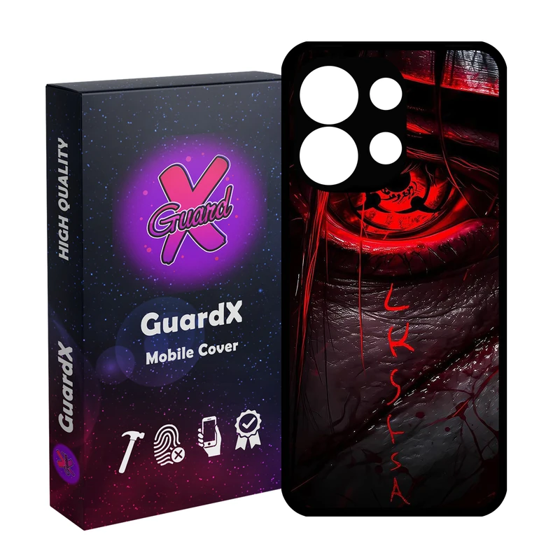 کاور گارد ایکس طرح انیمه ناروتو مدل Glass10764 مناسب برای گوشی موبایل شیائومی Redmi Note 13 4G