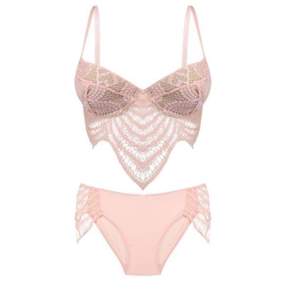 ست شورت و سوتین زنانه مدل گیپور