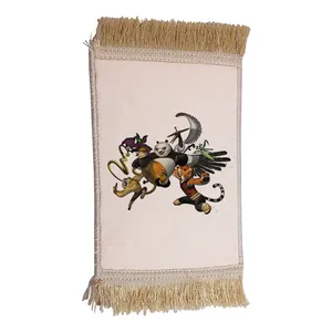 فرش ماشینی دیوارکوب مدل پاندا کونگ فو کار کد 70