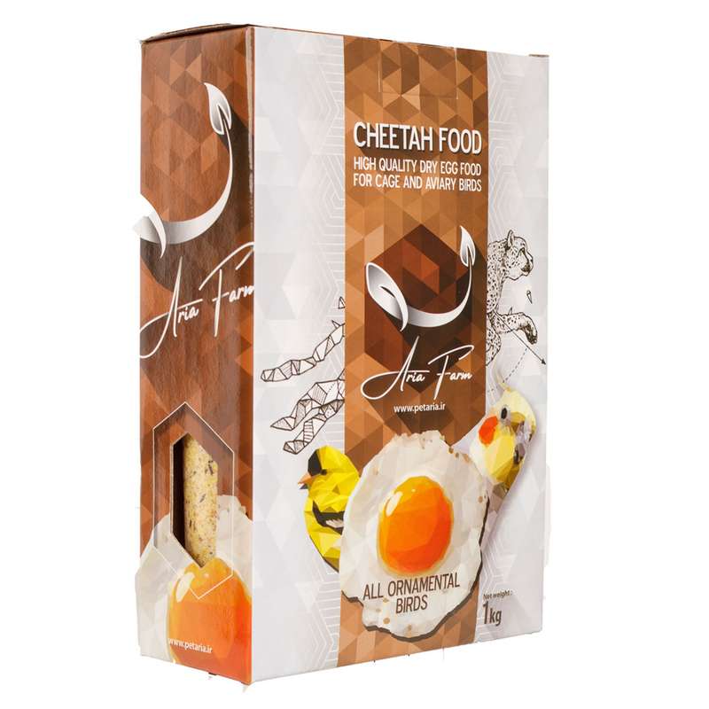 غذای خشک پرندگان آریا فارم مدل چیتا فود وزن 1 کیلوگرم