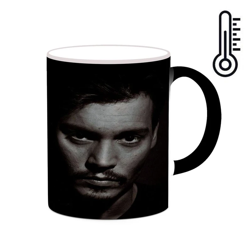 ماگ حرارتی کاکتی طرح جانی دپ Johnny Depp مدل mgh26489