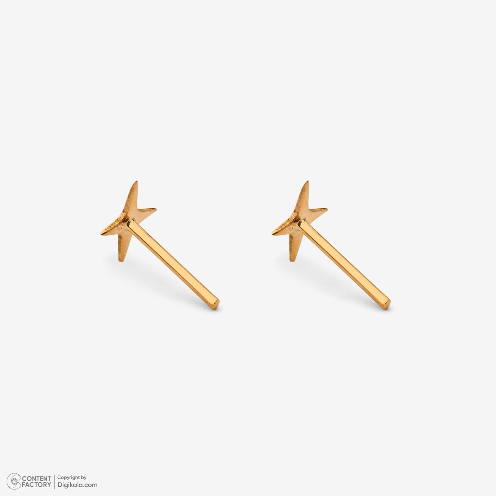 نیم ست طلا 18 عیار زنانه سایا گلد مدل ستاره قطبی ns19 -  - 9