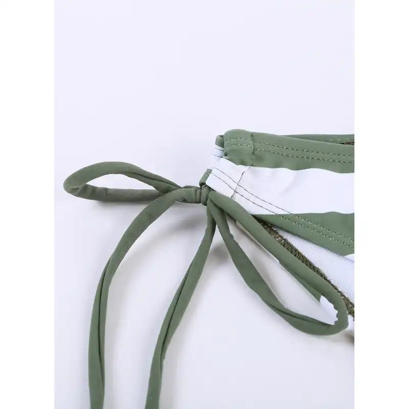 مایو زنانه مدل راه راه 123