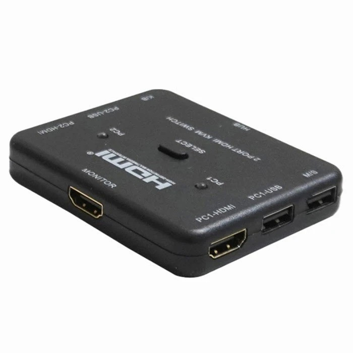 سوئیچ HDMI KVM دو پورت وی نت مدل V-SWKHM4K2