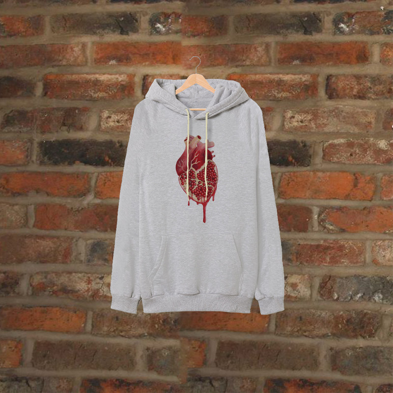 هودی زنانه مدل قلب کد AA152