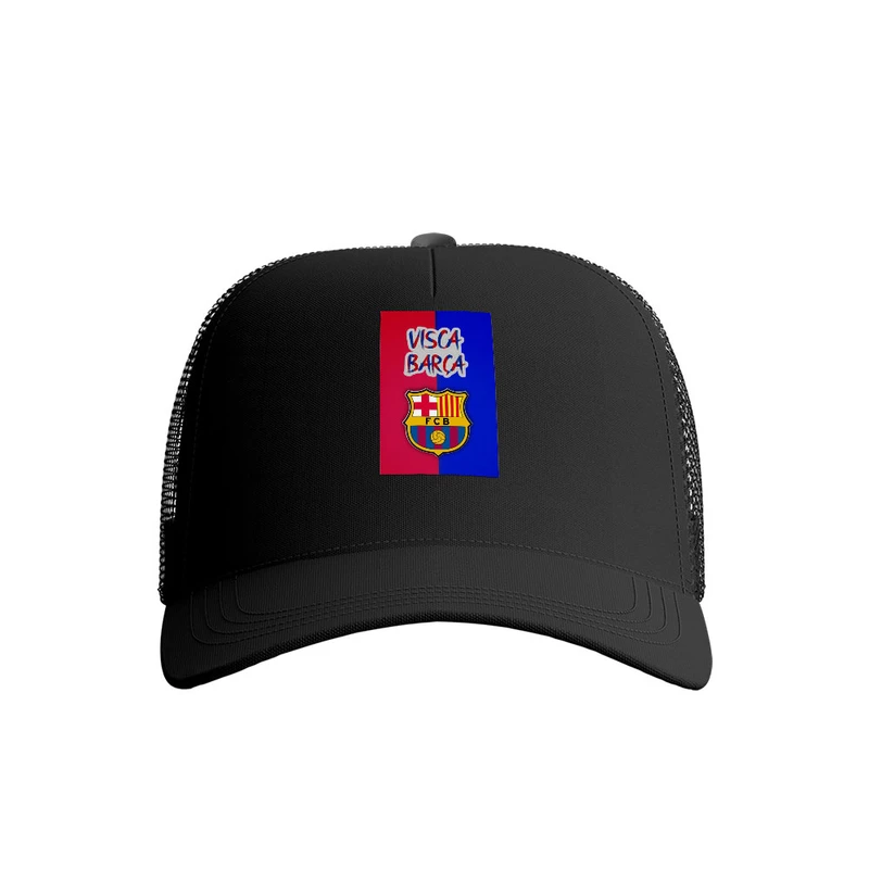 کلاه کپ پاد آفرین مدل فوتبالی بارسلونا کد 690