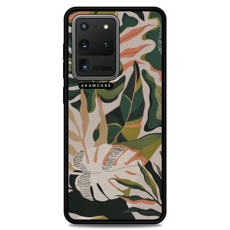 کاور آکام مدل AMC-WSGS20U-LEAVES-31 مناسب برای گوشی موبایل سامسونگ Galaxy S20 Ultra