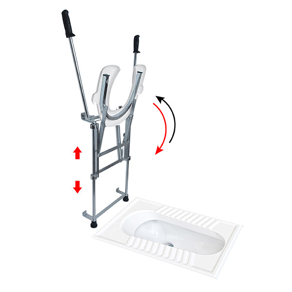 توالت فرنگی آسینکا مدل دیواری کمک برخاست 7700H