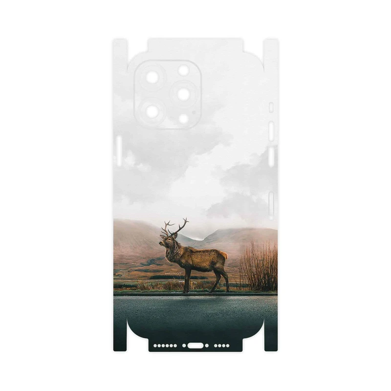 برچسب پوششی ماهوت مدل Horned_Deer-FullSkin مناسب برای گوشی موبایل اپل iPhone 14 Pro Max