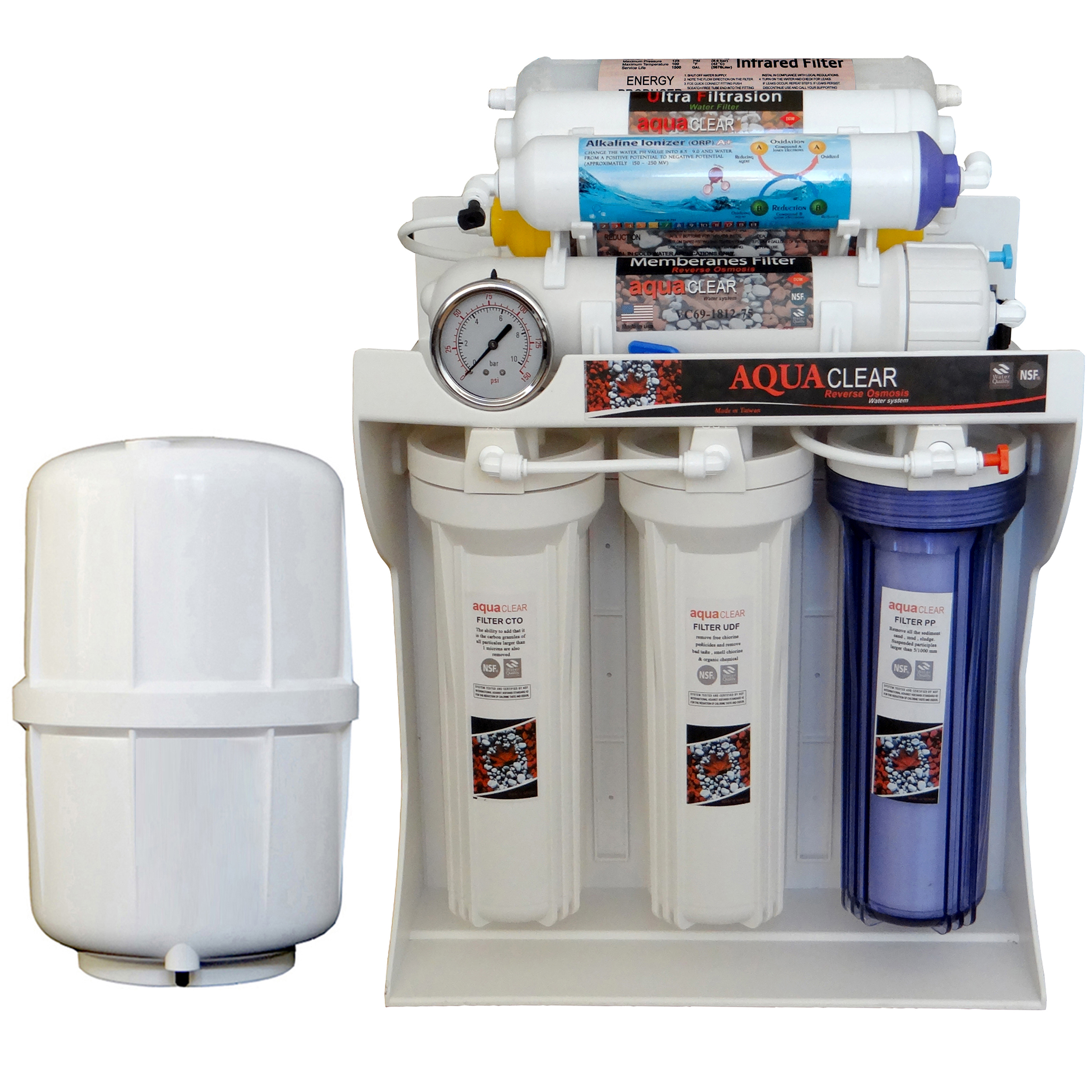 دستگاه تصفیه کننده آب آکوآ کلیر مدل  AQ-CF2095 به همراه فیلتر مجموعه 3 عددی