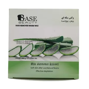 وکس موبر بیس بیوتی مدل آلوئه‌ورا وزن 20 گرم بسته 24 عددی