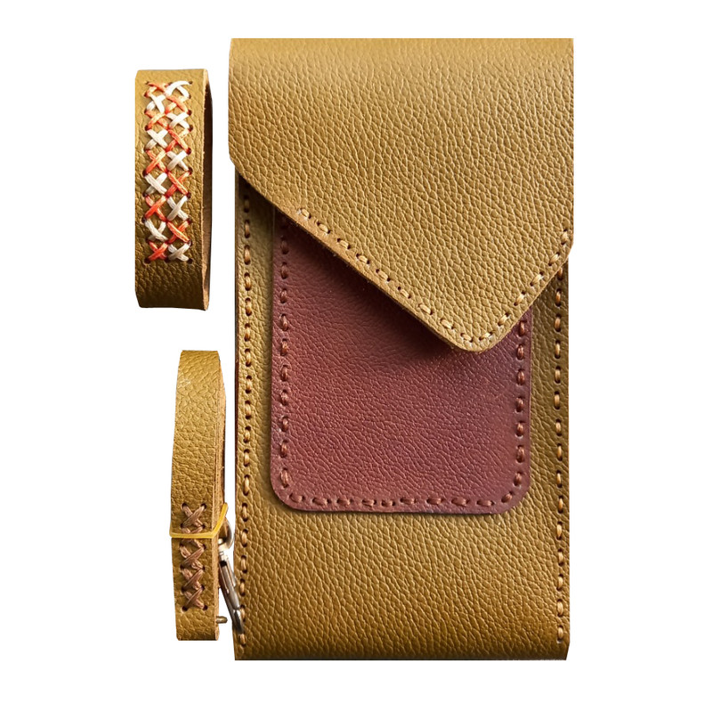 ست کیف و دستبند چرمی مدل D.l.026