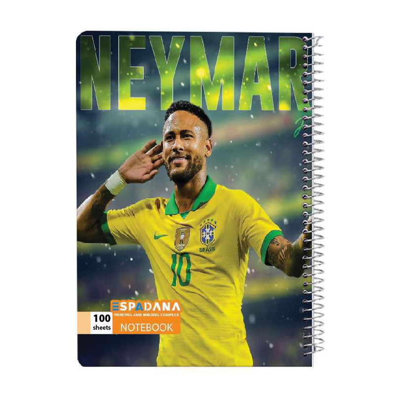 دفتر مشق 100 برگ اسپادانا مدل فوتبالی کد 12423578 مجموعه 5 عددی