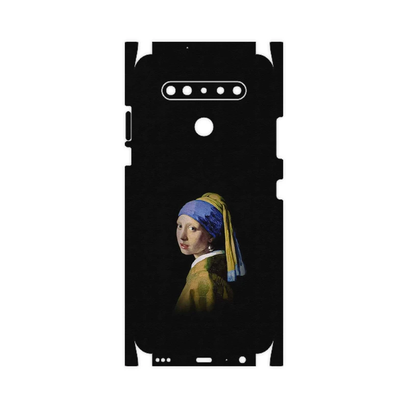 برچسب پوششی ماهوت مدل Girl with a Pearl Earring of Vermeer-FullSkin مناسب برای گوشی موبایل ال جی K41s