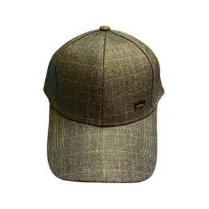 کلاه آفتابگیر مدل ساتن طرح چهارخانه