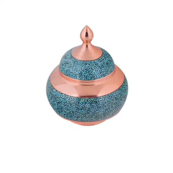 قندان فیروزه کوبی آقاجانی مدل B کد F045