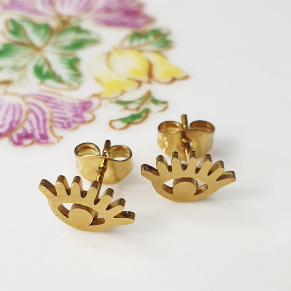 گوشواره زنانه مدل چشم کد 22 گوشواره زنانه مدل چشم کد 22