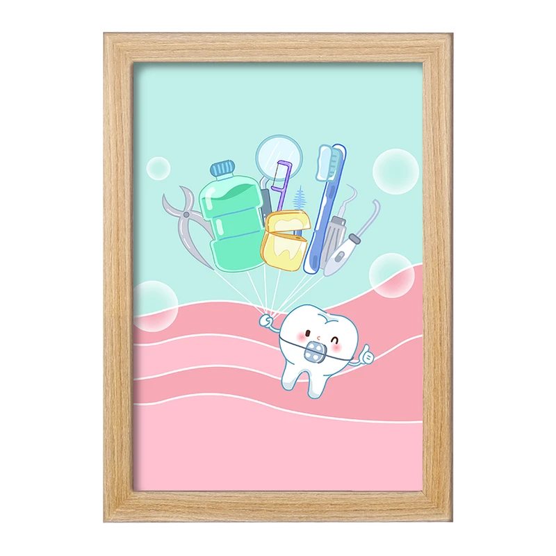 تابلو خندالو مدل دندان و دندان پزشکی کودکانه کد 36717