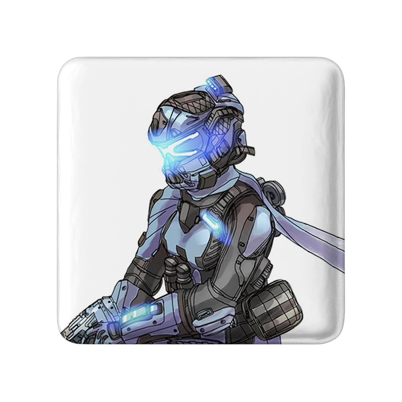 مگنت خندالو طرح بازی تایتان فال (Titanfall) مدل مربعی کد 32592
