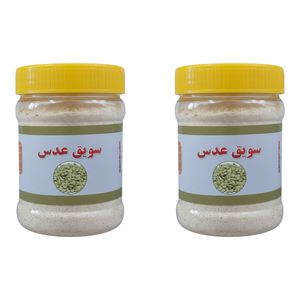 سویق عدس - ۲۵۰ گرم بسته دو عددی