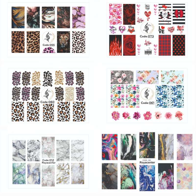 لنز ناخن رویاسنتر مدل M10 مجموعه 6 عددی