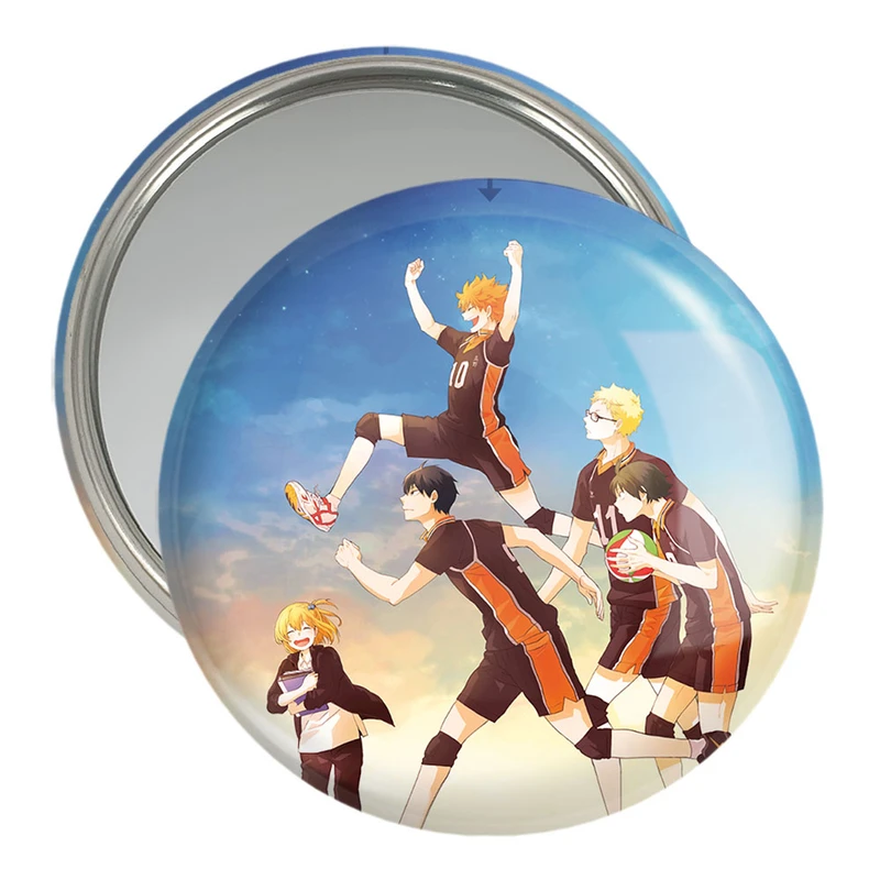 آینه جیبی خندالو مدل انیمه آبشار سرنوشت هایکیو کاگیاما  کد 11198