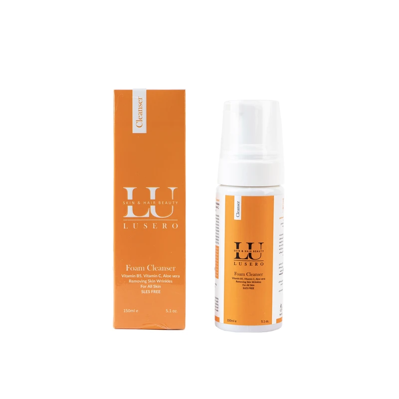 فوم شستشو صورت لوسرو مدل ویتامین C مناسب انواع پوست حجم 150 میلی لیتر
