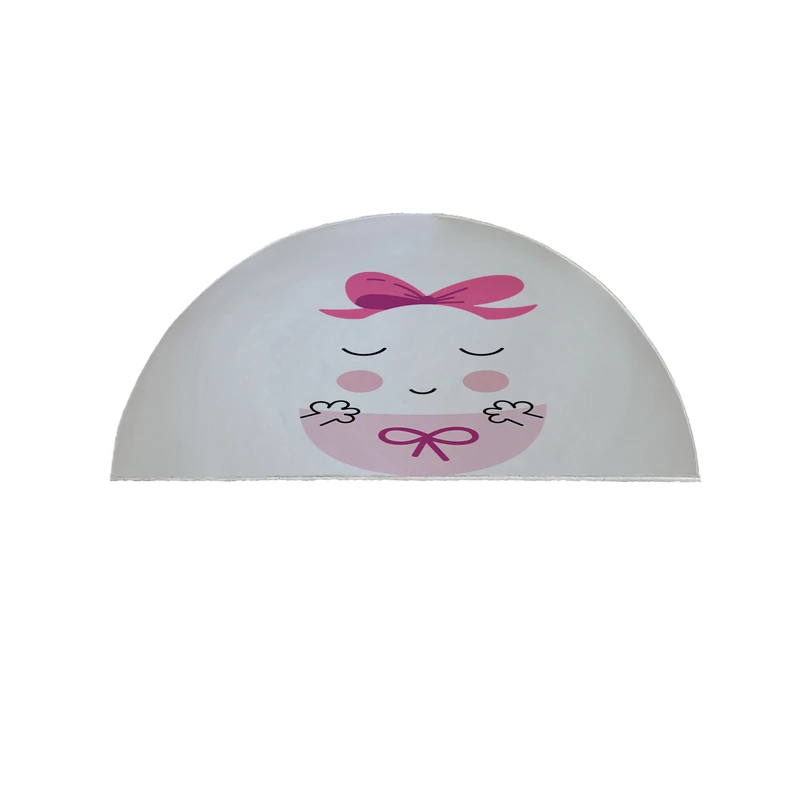 پادری مدل نیم دایره  طرح کودکانه کد 9389 سایز 90 × 45 سانتی متر