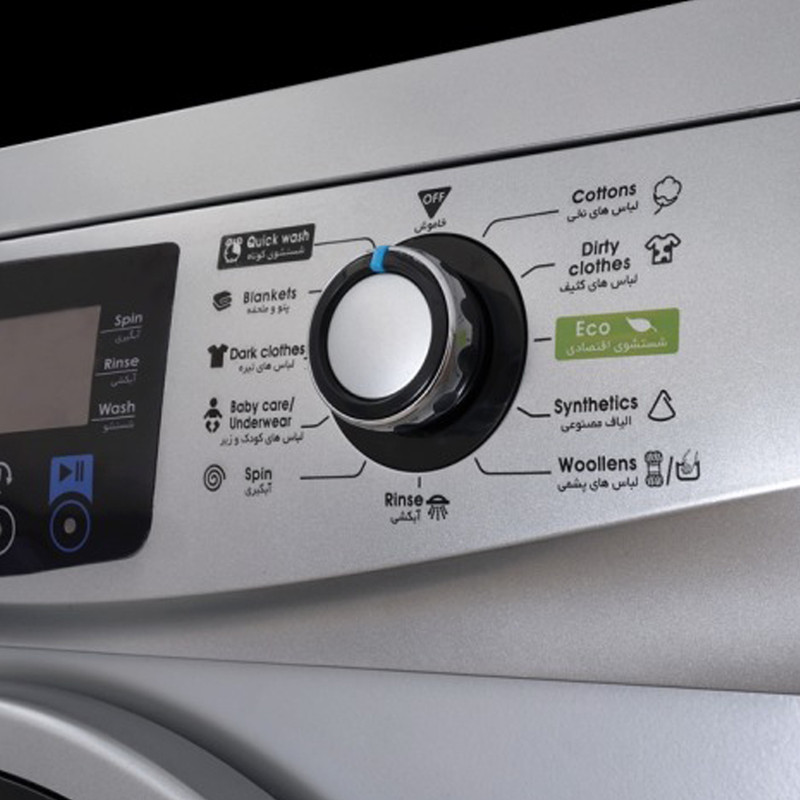 ماشین لباسشویی 7 کیلوگرم اتوماتیک آبسال مدل WRE7412-S