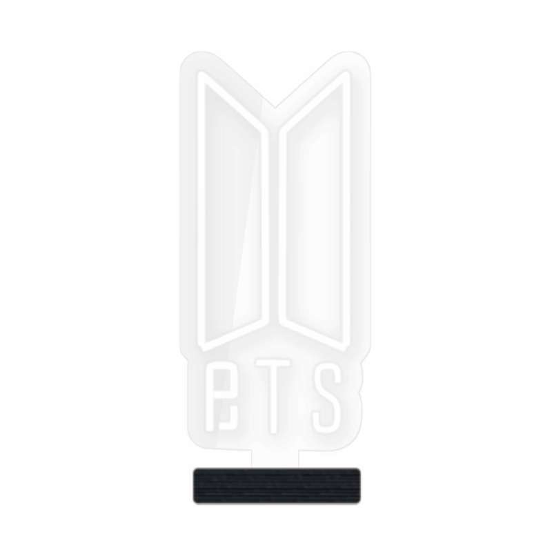 چراغ رومیزی مدل ریموت دار BTS-GL_WHT-GLASS