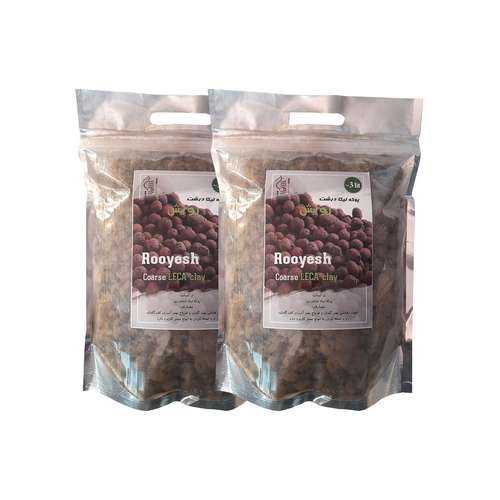 پوکه لیکا درشت رویش مدل Lecapon حجم 3 لیتر بسته 2 عددی