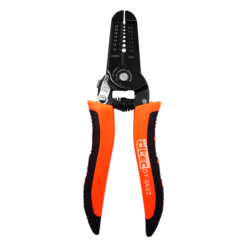 انبر سیم لخت کن دی تک مدل DT-0622 سایز 7 اینچ انبر سیم لخت کن دی تک مدل DT-0622 سایز 7 اینچ