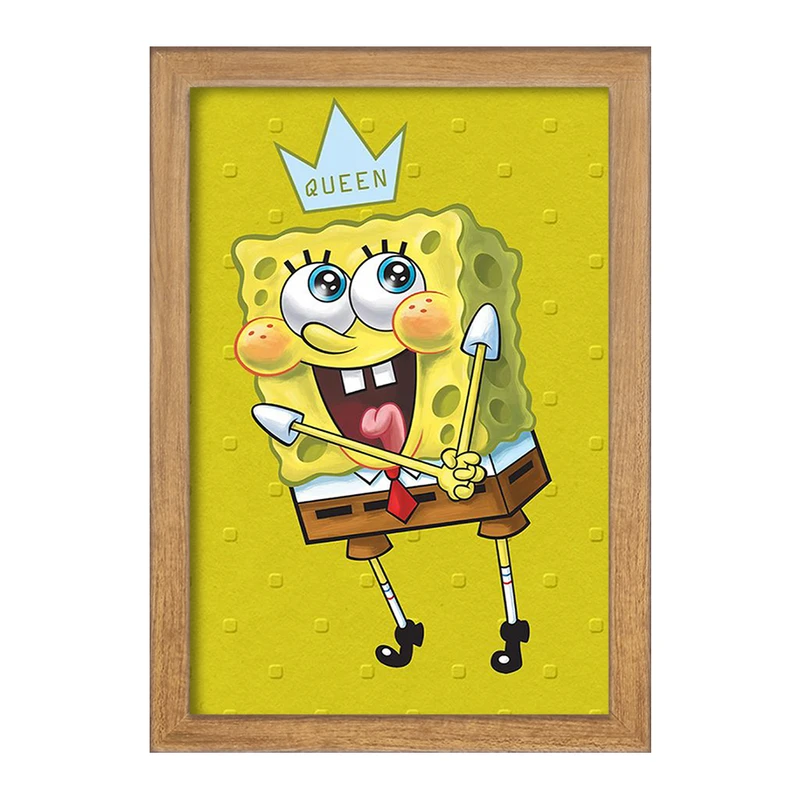 تابلو خندالو مدل باب اسفنجی و پاتریک  کد 1335