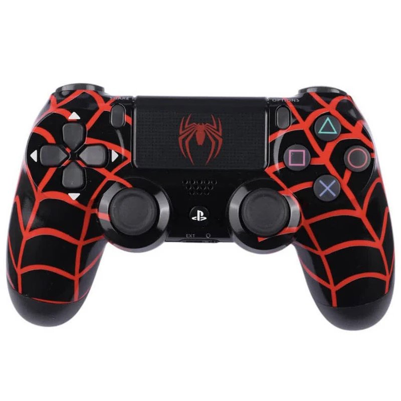 دسته بازی پلی استیشن ۴ مدل DUALSHOK CUSTOM طرح Spider man-B