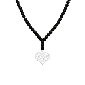 گردنبند نقره زنانه هایکا مدل قلب کد ha 1-41