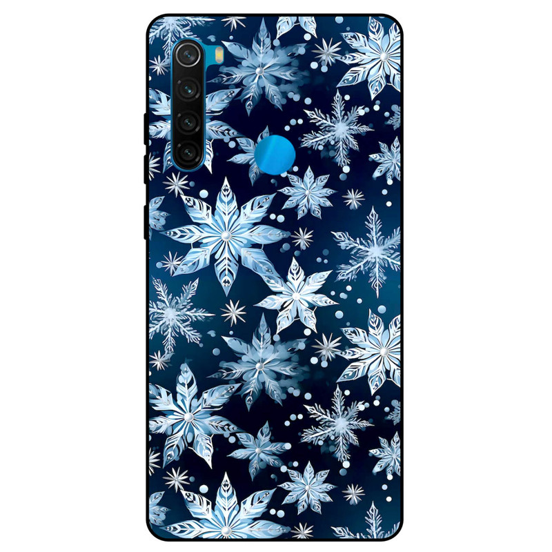 کاور مگافون طرح برف مدل 2824 مناسب برای گوشی موبایل شیائومی Redmi Note 8T 